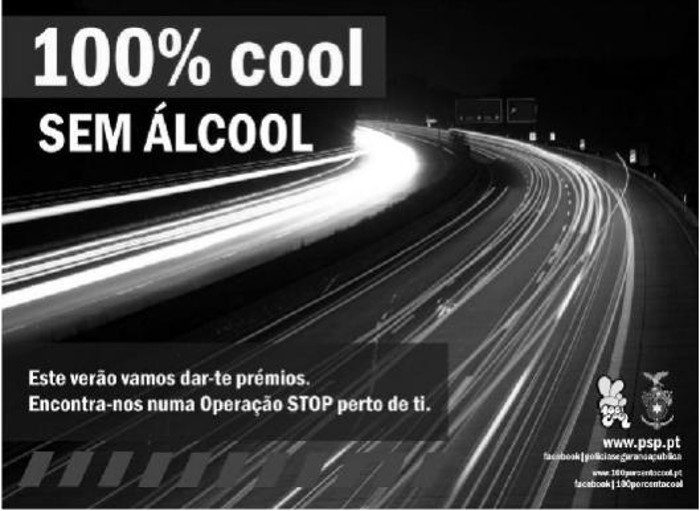 100% Cool – diz não ao álcool na condução