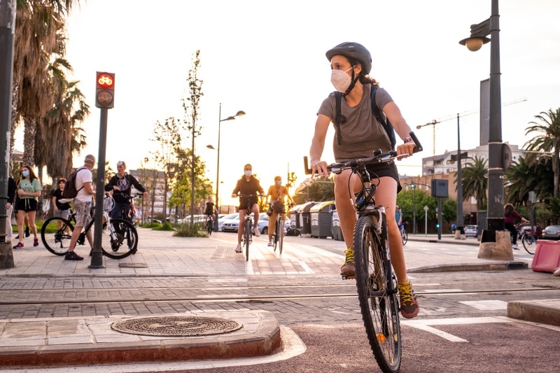 Bicicleta y coronavirus